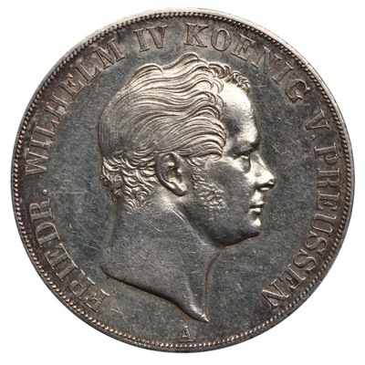Prusy - Królestwo - Dwutalar = 3 1/2 guldena 1842 A - Wilhelm IV
