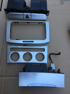 VW PASSAT B6 DEKORY RAMKA POPIELNICZKA ALUMINIUM