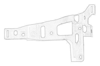 Кронштейн решітка p оригінальний номер honda 71124-smg-e01 фото №1