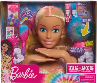 Barbie Duża Głowa do Czesania Stylizacji 30 cm.