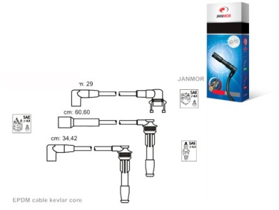 Дроти запалювання janmor zef1163 986357243 2476 6 фото №1