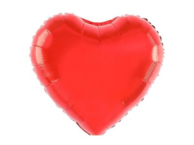 Balon foliowy Serce czerwone 81 cm Walentynki