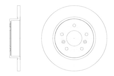 REMSA DISCS BRAKE 432064EA0A 6101127 DP127 61  