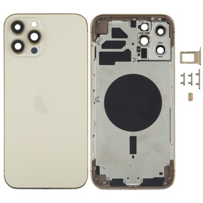 Obudowa kompletna do Apple iPhone 12 Pro Max złoty korpus