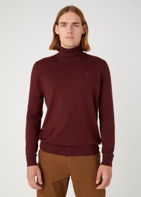 Wrangler Roll Neck Knit - Dahlia