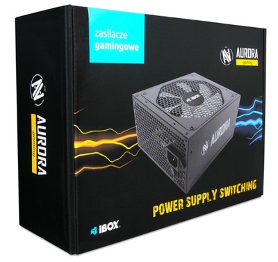 Zasilacz IBOX Aurora 400W 14 Fan Gaming BOX iBOX