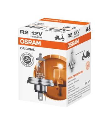 ЛАМПОЧКИ OSRAM R2 12V ORIGINAL KARTONIK