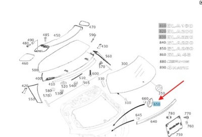 Эмблема значок logo крышки задний  mercedes gla w156 оригинальный номер a1568170016 фото №1