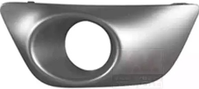 Решітка радіатора w бампер з отвір ліва dacia logan 12 фото №1