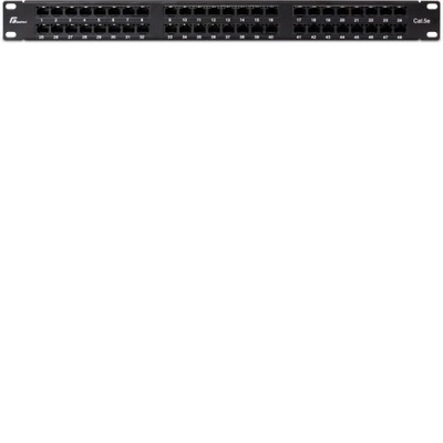 PATCH PANEL UTP CAT.5E 48 PORTÓW PGF-5EUTP48-B9