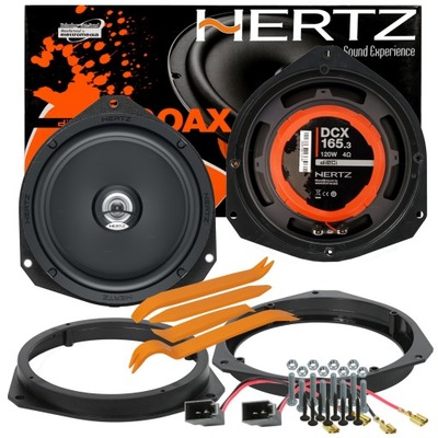 HERTZ DCX165 ALTAVOCES PEUGEOT BOXER PARTE DELANTERA DISTANCIAS  