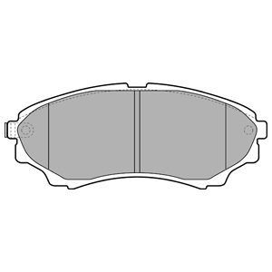 DELPHI ZAPATAS DE FRENADO PARTE DELANTERA LP2036 LP2036  