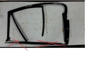 Bmw 5 g30 молдинг прокладка дверь левый задняя рамка фото №1