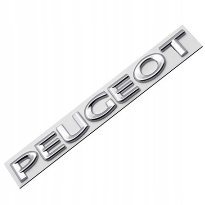 EMBLEMA PEUGEOT INSIGNIA LITERKI NAKLEJKA-SREBRO  