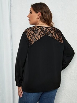 SHEIN BLUZKA Z KORONKĄ XXL654