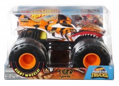 Hot Wheels Monster Trucks Pojazd Tiger Shark 1:24