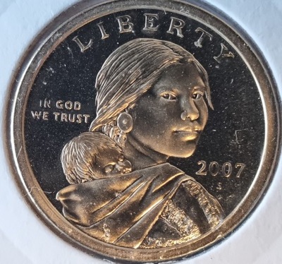 Indianka 2007 - Native American Sacagawea Dollar S