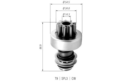 MAGNETI MARELLI BENDIX MAGNETI AMB0380 MERCEDES