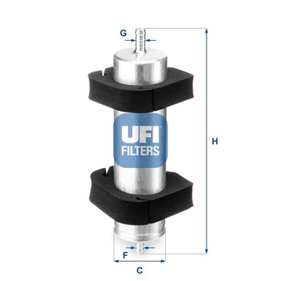 FILTRAS DEGALŲ UFI (OEM QUALITY) VAG Q5/SQ5 /PORSCHE 