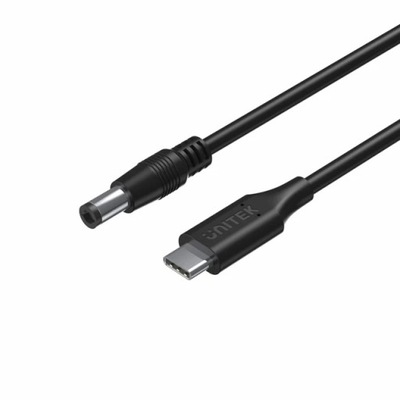 Kabel zasilający do laptopów Unitek, 65W USB-C - DC 5.5 x 2.5 mm