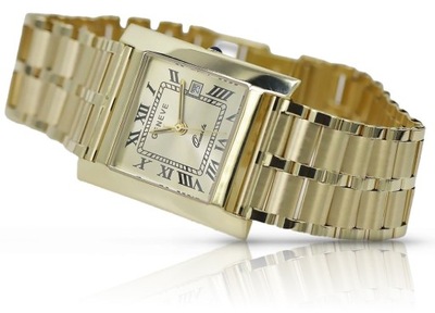 Złoty zegarek 14k 585 męski Geneve mw009mbw007y21