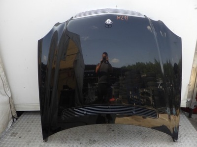 Mercedes w211 капот крышка двигателя решётка радиатора фото №1