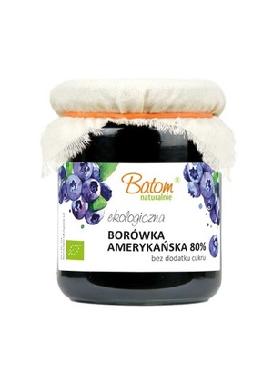 BORÓWKA AMERYKAŃSKA 80 % B/C BIO 260 g - BATOM