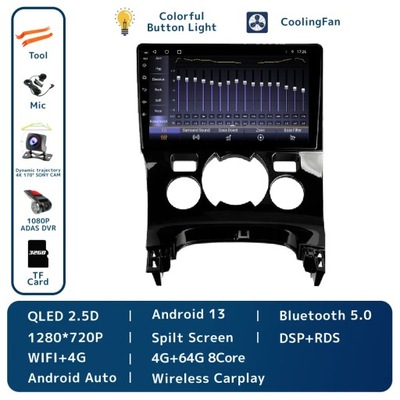 NAVIGATION GPS FOR PEUGEOT 3008 AT 2009-2015 RADIO AUTOMOTIVE BEZPRZEWODOWE CARPLAY - milautoparts-fr.ukrlive.com