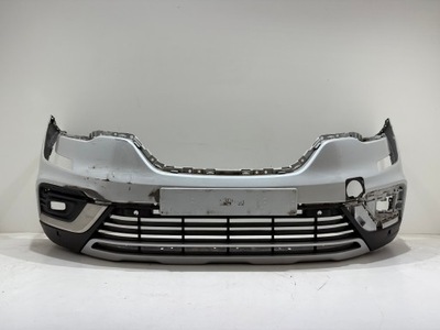 Renault koleos 2 ii lift initiale бампер передний решётка перед фото №1