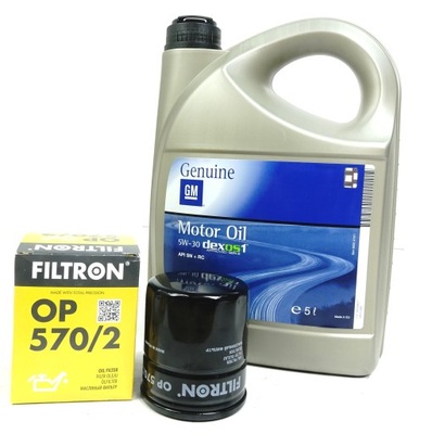 OIL 5W30 5L DEXOS1 FILTER OILS ASTRA K 1.0 1.4T  