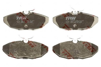 Trw гальмівні колодки гальмівні jaguar задня s-type 99- фото №1