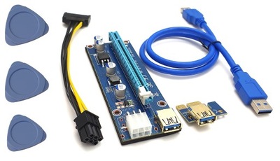 Riser GOLD 009S PCI-E 1x-16x USB3.0 MODEL 2021