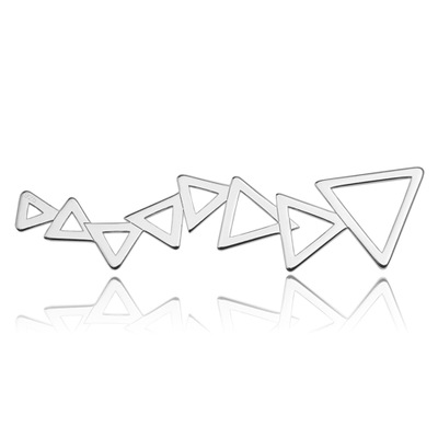 Łącznik trójkąty do naszyjnika, srebro BL 311