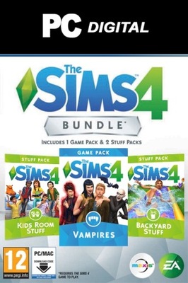 THE SIMS 4 PACK 4 WAMPIRY + 2DLC PL PC EA