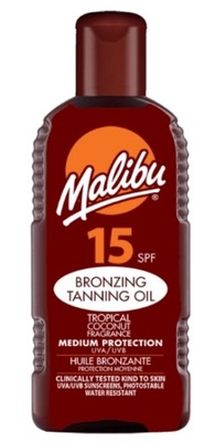 Malibu Bronzing Olejek do opalania SPF15, 200ml