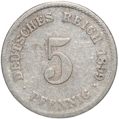 5 Pfennig 1899 G