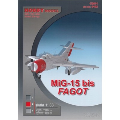 Hobby Model 102 - Samolot MIG-15 bis FAGOT 1:33