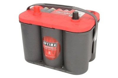 Аккумулятор optima 12v 50ah/815a red l+ фото №1