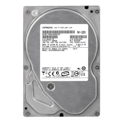 HITACHI 400GB 7.2K SATA II 3.5'' HCS545040GLA380