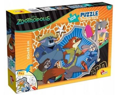 Puzzle Zootropolis Disney 108 Elementow