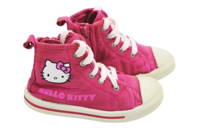 Hello Kitty 16cm wysokie trampki na zamek r.25