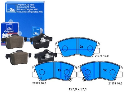 Комплект гальмівних колодок гальмівних ate as204m an233wk ba2 фото №1