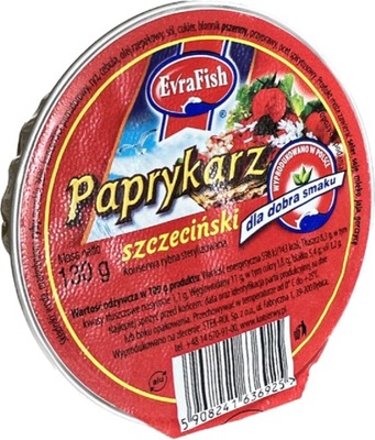 PAPRYKARZ SZCZECIŃSKI 130G EVRAFISH