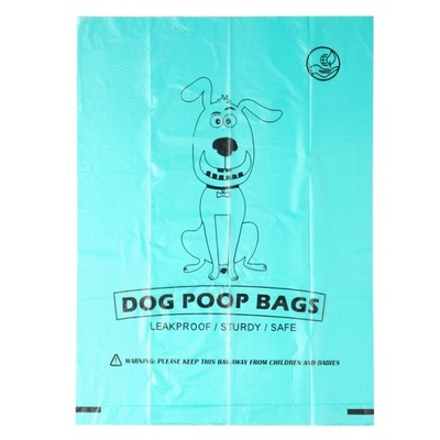 Biodegradowalna torebki na odchody zwierzęce dla