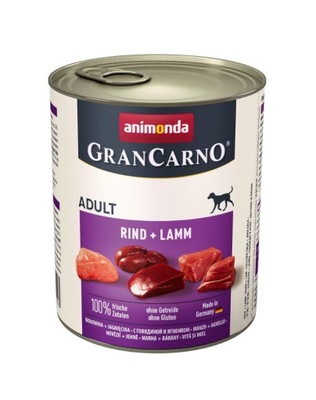 Animonda GranCarno karma dla psa wołowina jagnięcina 800g