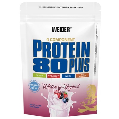 Białko Weider Protein 80 Plus 500 g | Jagody