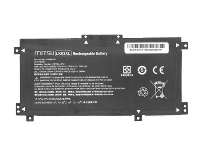 Bateria Mitsu do HP Envy 17 x360 15