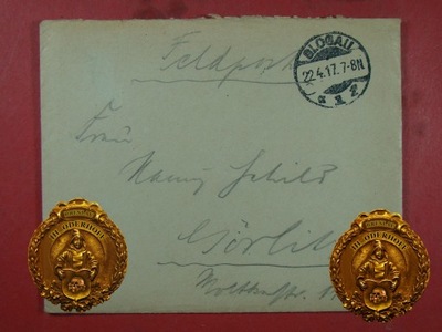 1917 Glogau-Feldpost x 2 St H8047