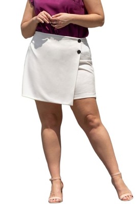 Szorty SOFIA spódnico-spodnie białe 42