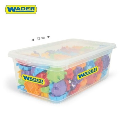 Zabawki Wader Klocki puzzle 120 elementów w boxie